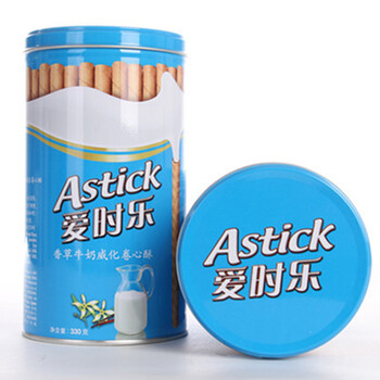 爱时乐威化卷心酥 香草牛奶味 330g*2