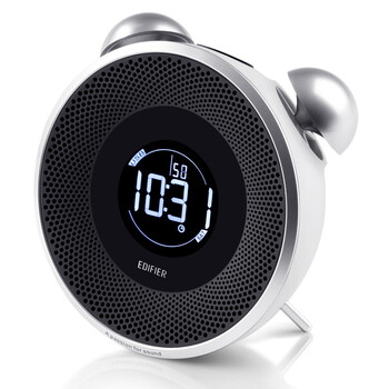 漫步者 （EDIFIER） M0 pro京东版 支持SD、USB、FM、智能时钟 书桌/床头可爱便携式音箱 白色