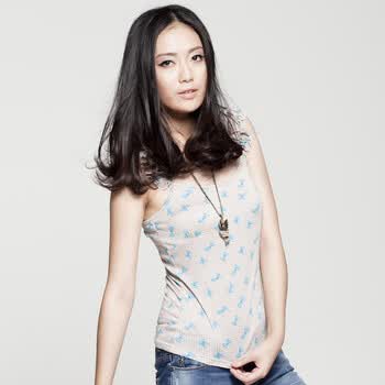麦考林Collection 女装 热卖印花吊带衫 多色可选 SF124830 驼印花67 XL