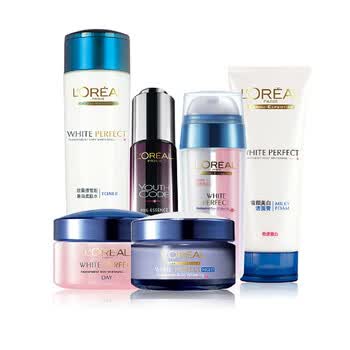 欧莱雅Loreal男雪颜洁面膏+雪颜柔肤水+雪颜日霜+雪颜晚霜+雪颜精纯乳+肌底液套装