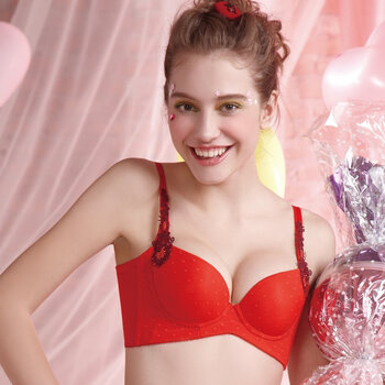 Siti诗婷 美体季 简约调整型立体加厚<em>文胸A杯胸</em>