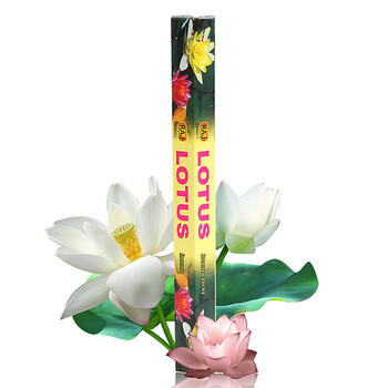 RAJ印度香薰 进口纯手工香熏香料 线香棍香 荷花 50g*3小盒 清新精神 103x