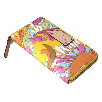 Kate Spade <em>凯特丝蓓女士</em>PVC花色长款<em>钱包</em> W
