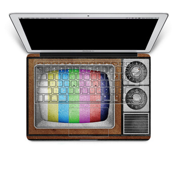 SkinAT 苹果笔记本MacBook手托保护贴膜 含键盘 3M材料 五彩电视机 Pro 15 (Retina)