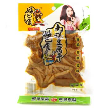 好巴食 豆腐干 休闲素食零食豆制品 豆干95gx8泡椒味