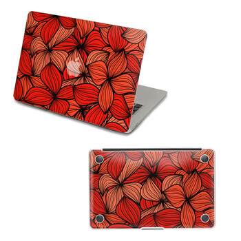 SkinAT 苹果笔记本MacBook外壳及底部保护贴膜 3M材料 花儿那样红 Air 11