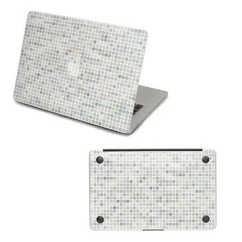 SkinAT 苹果笔记本MacBook外壳及底部保护贴膜 3M材料 灰色小格子 Air 13 2011款