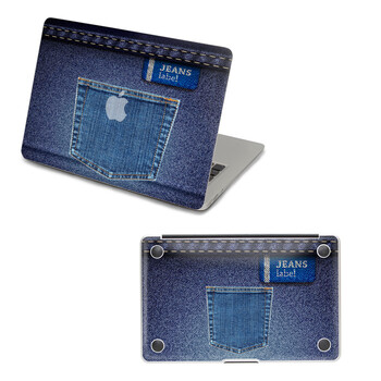 SkinAT 苹果笔记本MacBook外壳及底部保护贴膜 3M材料 经典牛仔裤 Air 11