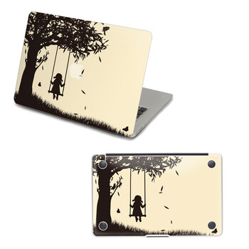 SkinAT 苹果笔记本MacBook外壳及底部保护贴膜 3M材料 童年的秋千 Pro 15