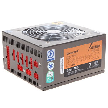 长城（GreatWall）竞技神550GT（BTX-550GT） 电源（额定450W/固态电容/主动式PFC/12cm静音风扇/宽幅）