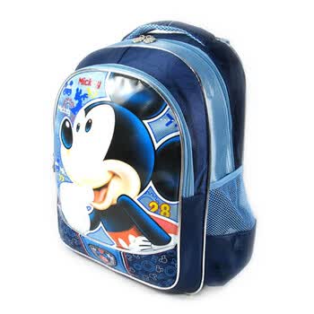 买一送五 学汛馈赠 Disney CL-M0420 迪士尼儿童书包 藏青