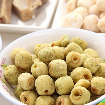 鼎福来 休闲食品 福建特产 好吃热销 香葱味莲心果500g*2