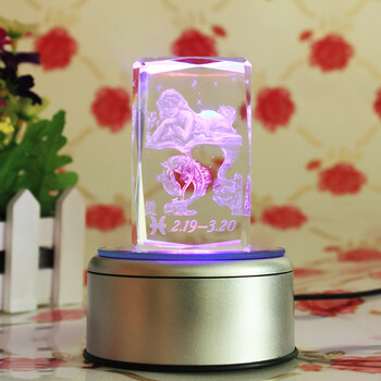 芷墨 3D内雕USB炫彩水晶(<em>双鱼座</em>)<em>送女生</em>的生