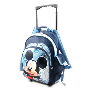 Disney/迪士尼 米奇米妮小学生拉杆书包男女款 藏青