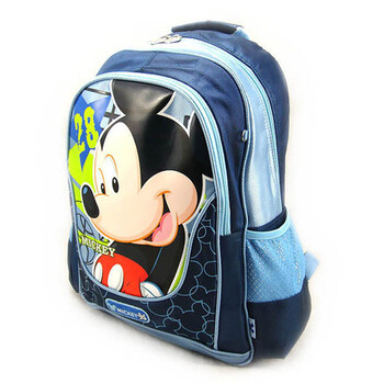【迪士尼Disney】米奇米妮小学生儿童双肩书包 藏青