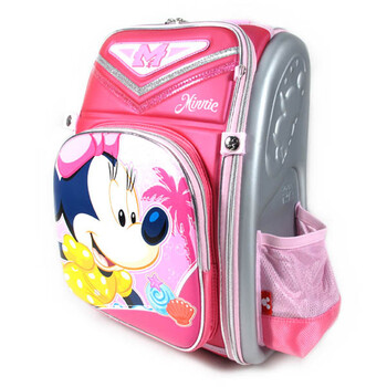 Disney/迪士尼 米奇米妮小学生太空减负书包 玫红