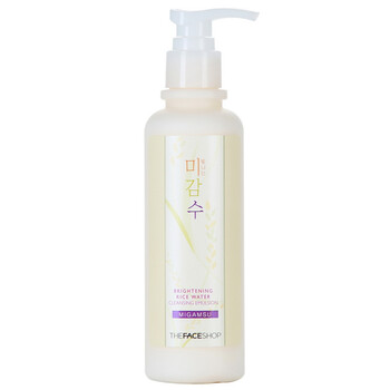The face shop 米水亮白清洁乳液200ml 卸妆乳 保湿 美白