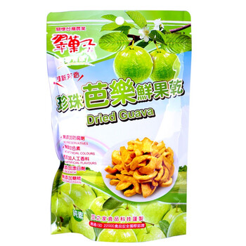 中国台湾豆之家翠菓子珍珠番石榴鲜果干110g*2袋