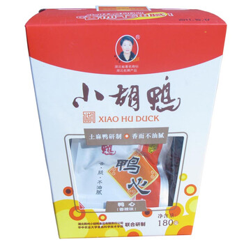 小胡鸭鸭心 香辣味 小包装T型礼盒180g*1