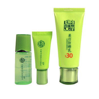 百雀羚 美白防晒乳套装 SPF30 (防晒乳60g+美肌水25ml+洁面乳12g)