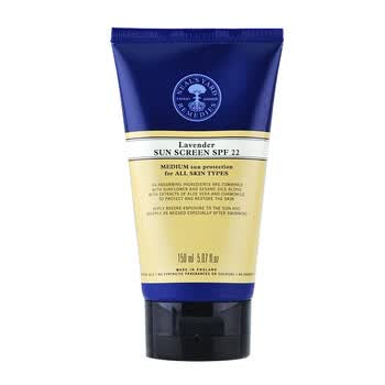英国Neal's Yard Remedies NYR薰衣草防晒隔离霜(SPF22)150ml 隔离防晒镇定舒缓润泽滋养