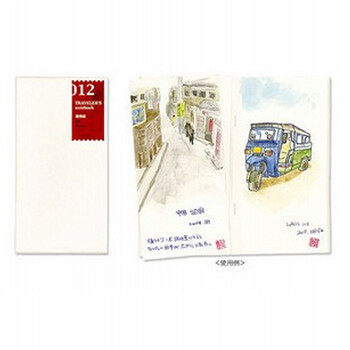 日本Midori TRAVELER'S notebook 绘图本内芯 |标准型012