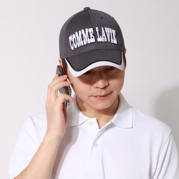 乐为帽子男士夏天遮阳帽户外运动L12MB101 深灰色