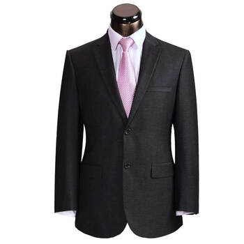 HSEEN韩臣 新款 男士正装西服套装 两粒扣西装 男装西服HS6426 蓝灰色 54A版 190/104A