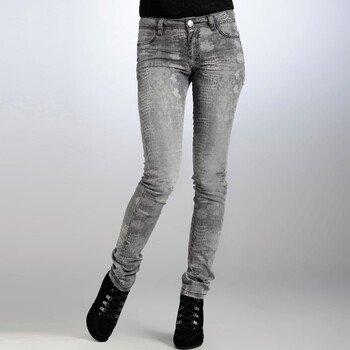 乐都特 Laredoute 女式窄腿蛇纹牛仔裤 1色 ZX221 印花 XXL(170/84A31)