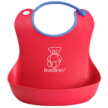 BabyBjorn Soft Bib 软胶防碎屑围兜 红色