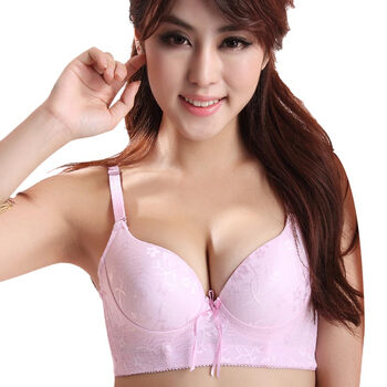内衣女士加宽下扒上托侧收聚拢光面无痕<em>文胸</em>纯