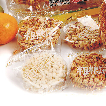 好巴食 乐香米饼 膨化休闲早餐食品 200gx4 营养丰富