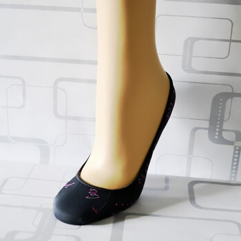 ON21 6双5混色女式织花隐形船袜