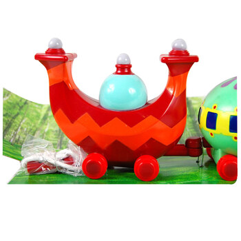花园宝宝 叮叮车拉线拉绳丁丁车儿童玩具大号