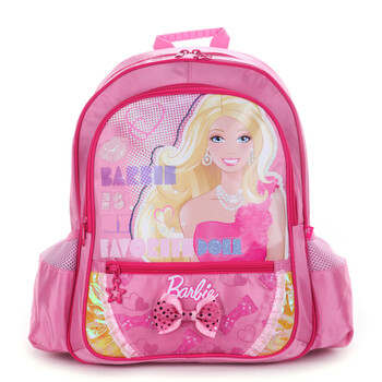 芭比/Barbie 粉红芭比儿童双肩背包 小学生减负书包 女孩多款 D款