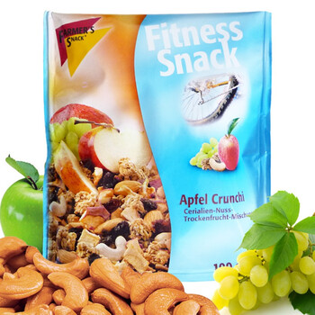 德国进口庄园苹果脆果干100g*2