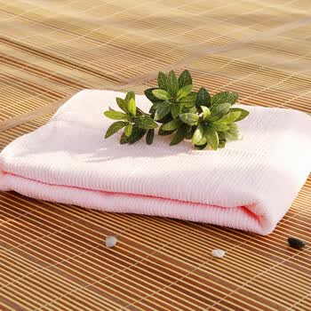 维科家纺 春夏新品 100%纯棉浴巾 粉 70CM*130CM KYJ-02