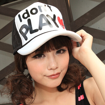旺角16号 新款遮阳帽 棒球帽 鸭舌帽 网帽 Idont play WM-12-619