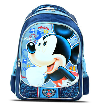 迪士尼/DISNEY 书包小学生书包 双肩背包 儿童书包　M0420 蓝色