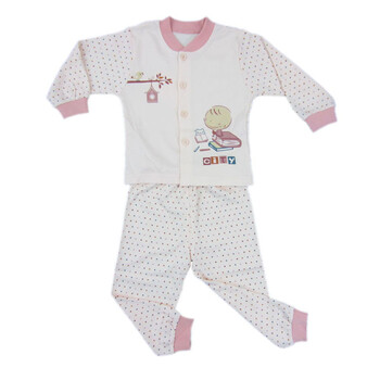 Cheneryiduo辰尔衣多 婴幼宝宝纯棉内衣套装 BBT-004 粉红 110