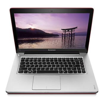 联想（Lenovo）U410-IFI 14英寸超极本（i5-3317U 4G 500G 24G固态硬盘 1G独显 蓝牙 摄像头 Win7）烈焰红