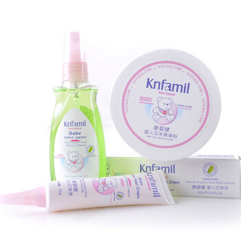 康婴健 母婴用品 清爽花露水130ml kyj064 婴儿玉米热痱粉140g kyj040 婴儿叮痱灵35g kyj071