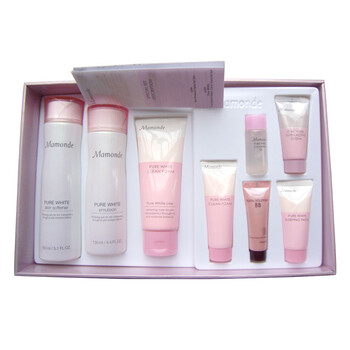 梦妆Mamonde 花萃净白润肌礼盒 花萃净白 洁面膏+水+乳液 套装