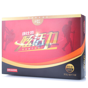 康比特 炫活力 固体运动饮料 30克/袋×10袋/盒