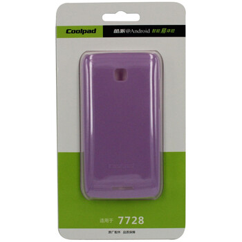 酷派（coolpad）7728 PC手机保护壳 适用于酷派7728 葡萄紫