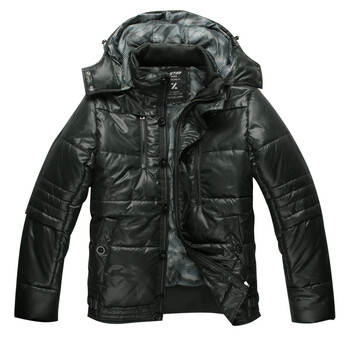 X-star克斯达 2011冬装带帽韩版修身保暖厚加大棉衣棉服STJG065KJ048 绿色 XXL