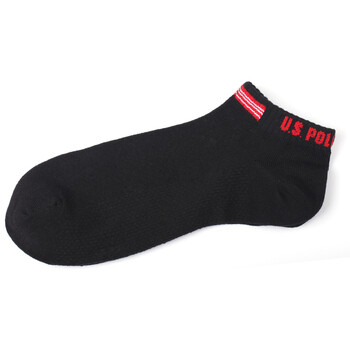 美国马球协会U.S. POLO ASSN.船袜（6双装）男女款可选|1001873861 2男款黑色6双 均码