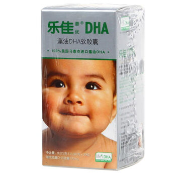 乐佳善优藻油DHA婴幼儿软胶囊35粒