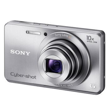 索尼（SONY） DSC-W690 数码相机 银色（1610万像素 3寸屏 10倍光变 25mm广角）