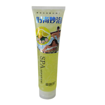 爱茜玛舒爽柠檬祛死皮香浴露320ml